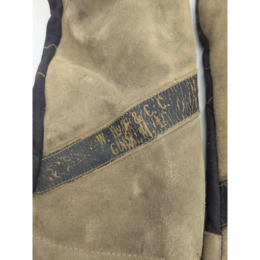 VTG Leather Golf Club Head Covers Guam Spalding Honor Dunlop Balls 3 4 WHG & CC
